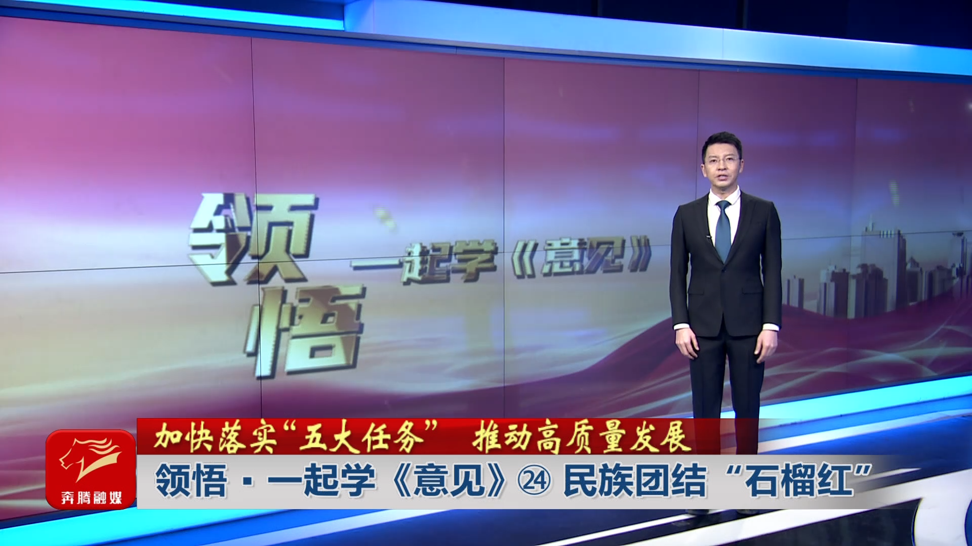 加快落實“五大任務(wù)” 推動高質(zhì)量發(fā)展丨 領(lǐng)悟·一起學(xué)《意見》? 民族團結(jié)“石榴紅”