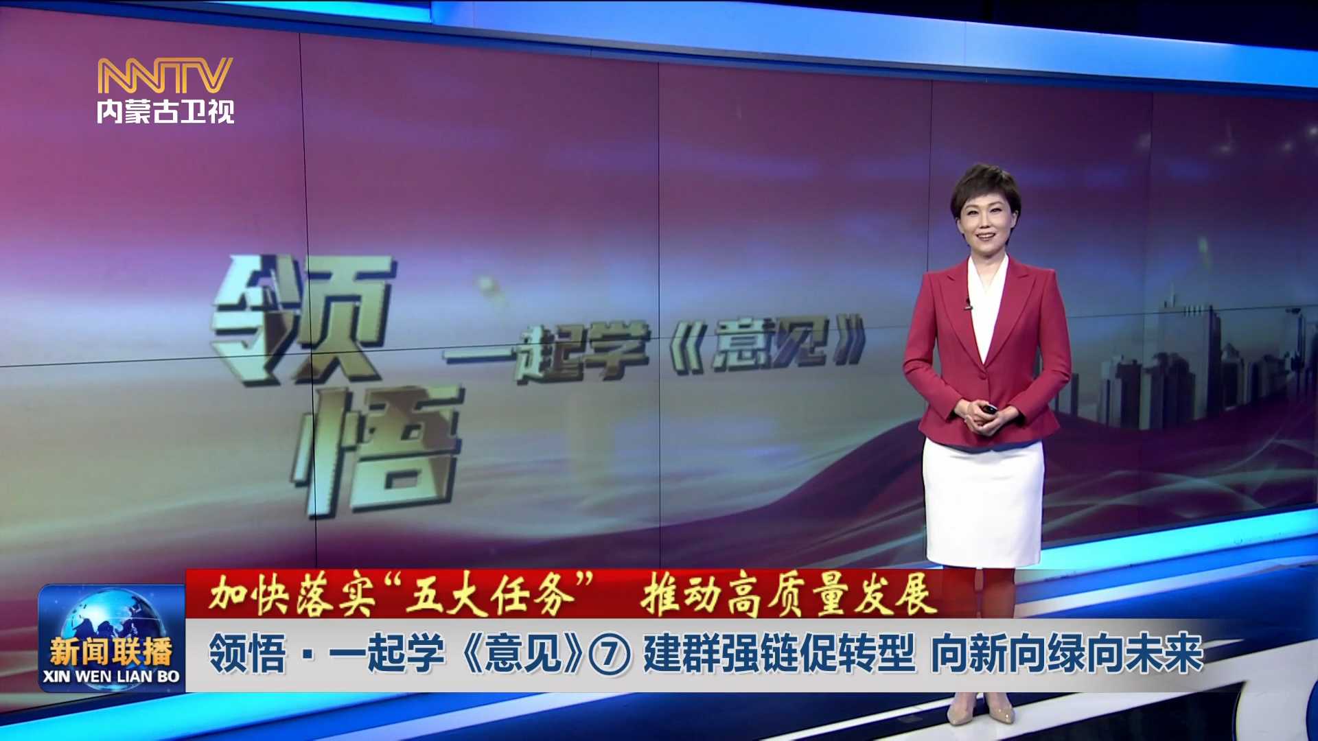 加快落實“五大任務(wù)” 推動高質(zhì)量發(fā)展丨 領(lǐng)悟·一起學(xué)《意見》⑦建群強鏈促轉(zhuǎn)型 向新向綠向未來