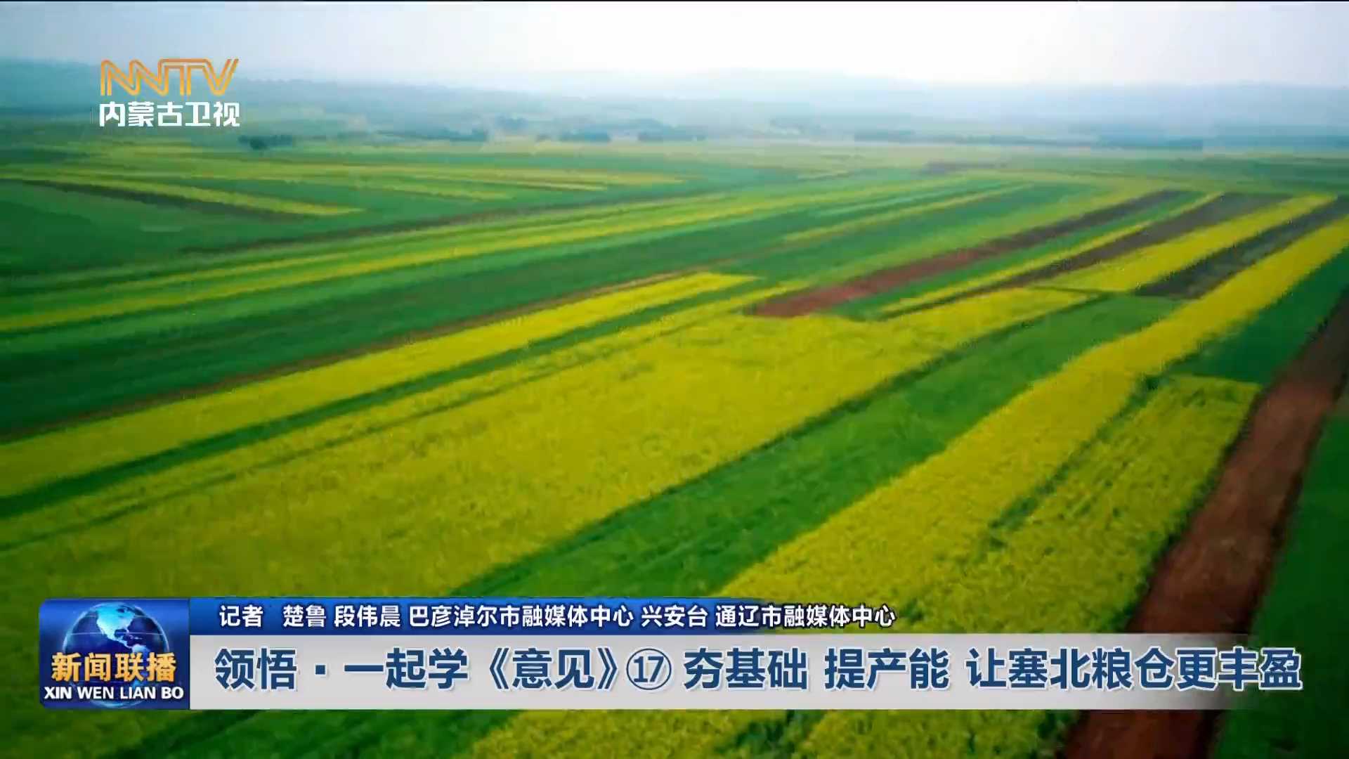 加快落實“五大任務(wù)” 推動高質(zhì)量發(fā)展丨領(lǐng)悟·一起學(xué)《意見》?夯基礎(chǔ) 提產(chǎn)能 讓塞北糧倉更豐盈